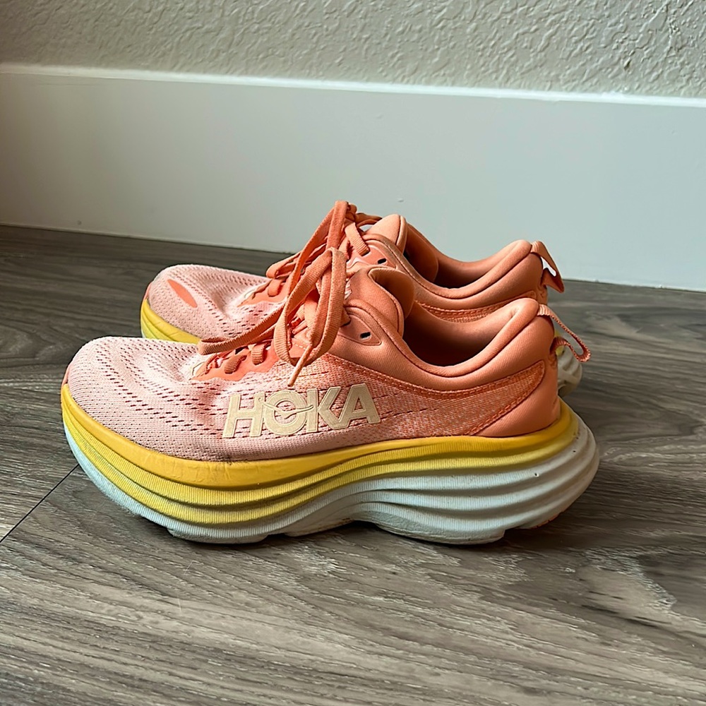 Hoka Bondi 8 Tennis Shoes Size 5